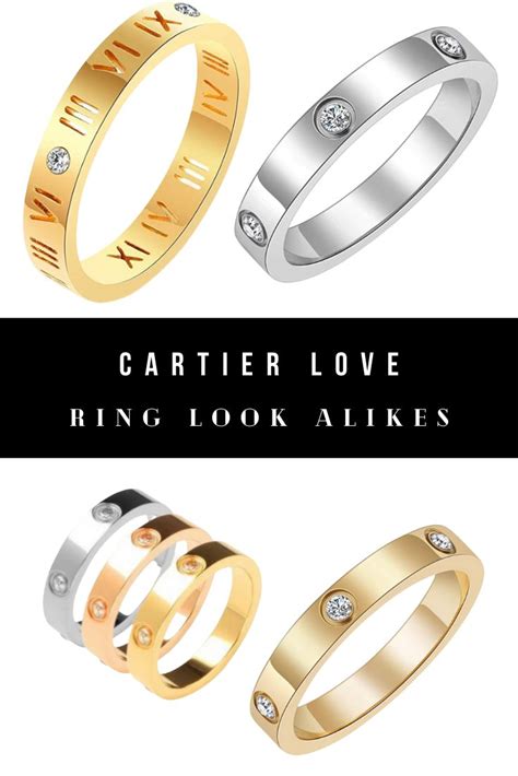 replica love cartier ring|cartier love ring look alike.